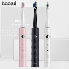 Load image into Gallery viewer, Sonic Electric Toothbrush for Adults and Kids, ADA Accepted Whitening Cleaning，6 Modes USB Rechargeable
