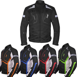 Motorcycle Jacket For Men Textile Motorbike Dualsport Enduro Motocross Racing Biker Riding CE Armored Waterproof All-Weather